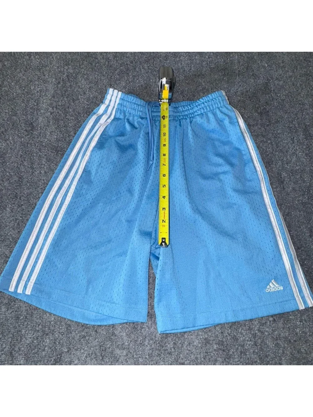 Adidas 2004 Grail Blue Mesh Baggy Hoop Shorts Mens SM/MD Vtg y2k 90s Rare